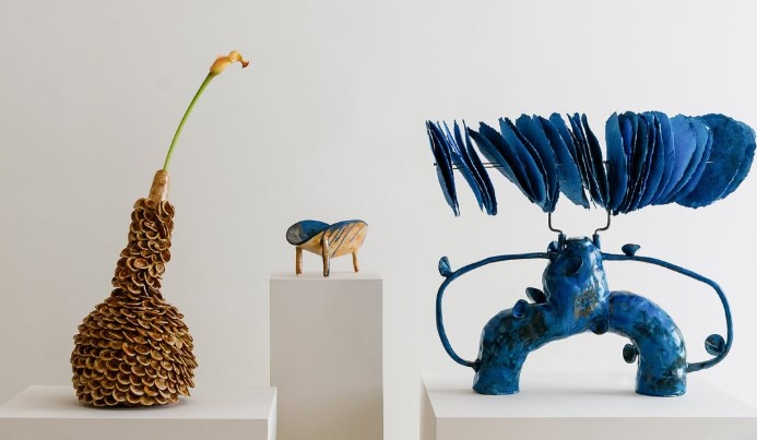 Sculptures by Karina Sharif; Image courtesy of Lyle Gallery